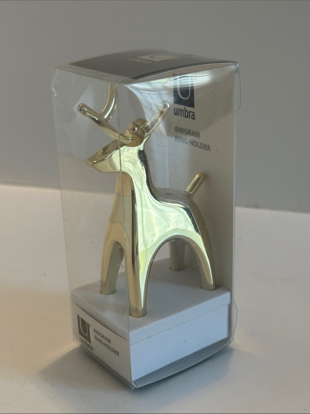 Umbra Gold Reindeer Ring Stand